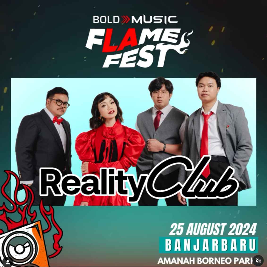 lineup flamefest Banjarbaru, Reality Club